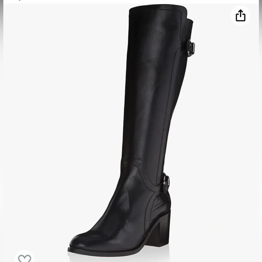 Frye Knee Length Leather Boots - Picture 4 of 8